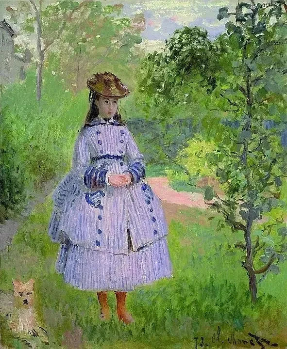 Porträt von Mademoiselle Bonnet W283 - Claude Monet