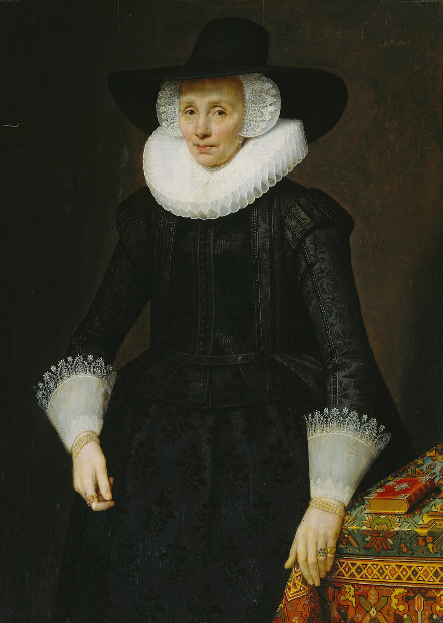 Portrait de Marguerite Courten (1564-1640) - Salomon Mesdach