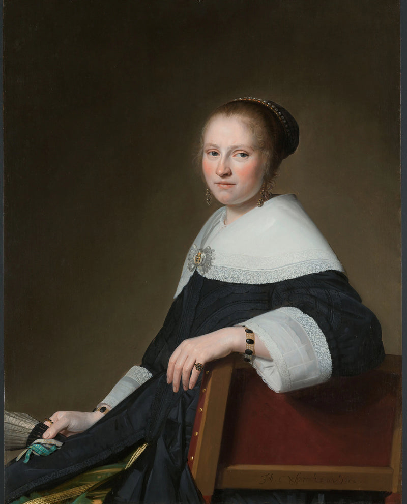 Portrait de Maria van Strijp - Jan Cornelisz. Verspronck