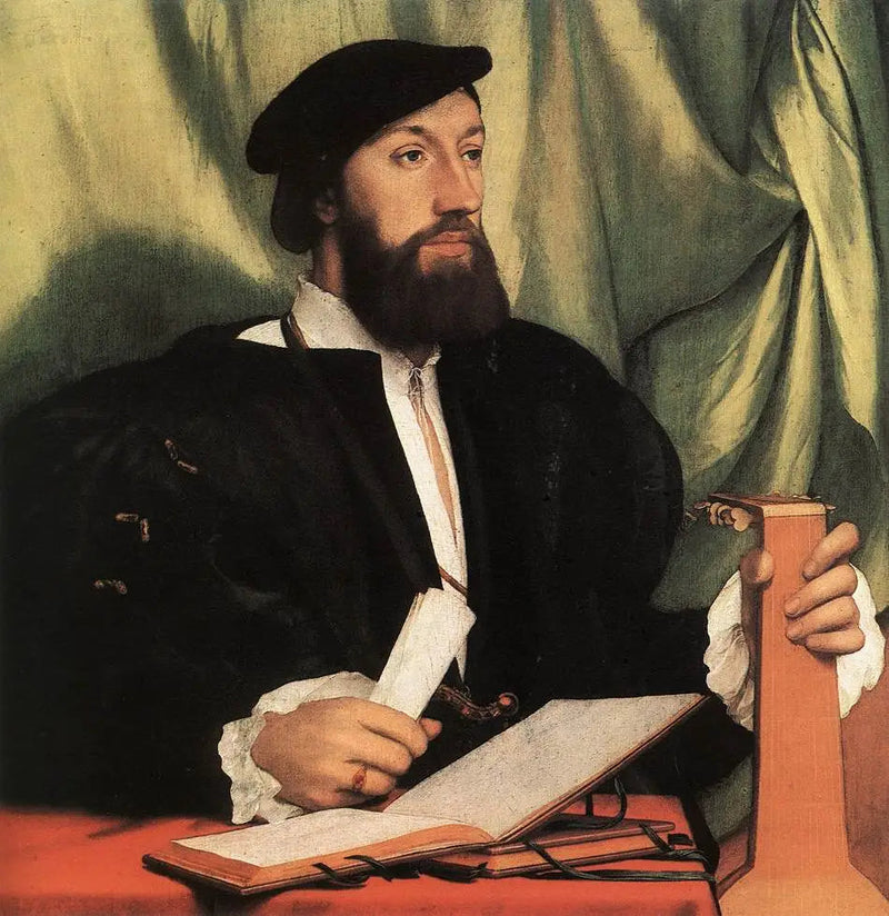 Portrait eines Mannes mit Laute - Hans Holbein der Jüngere