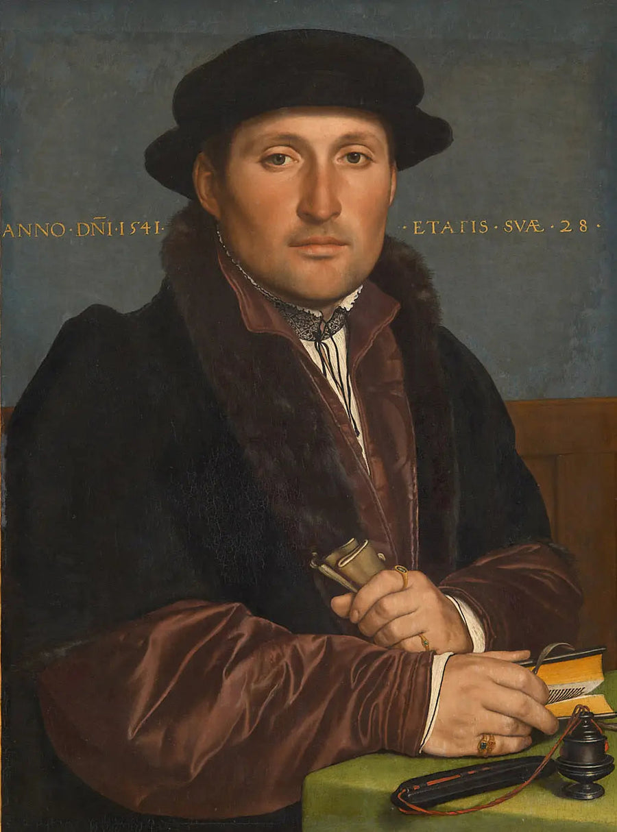 Portrait eines jungen Händlers - Hans Holbein der Jüngere