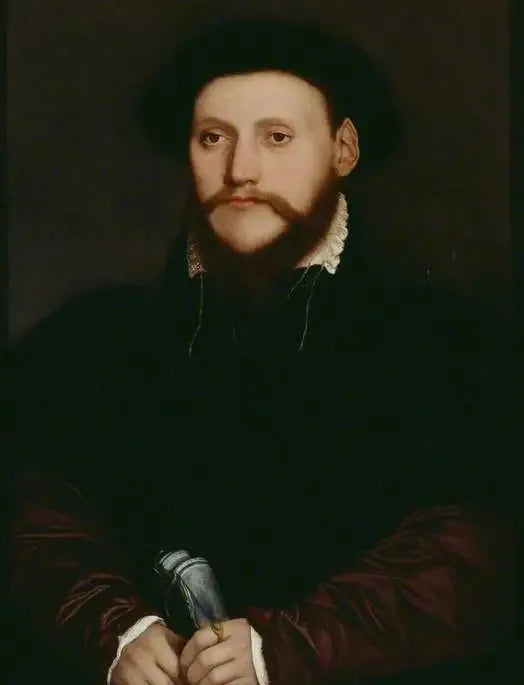 Portrait eines unbekannten Herrn - Hans Holbein der Jüngere