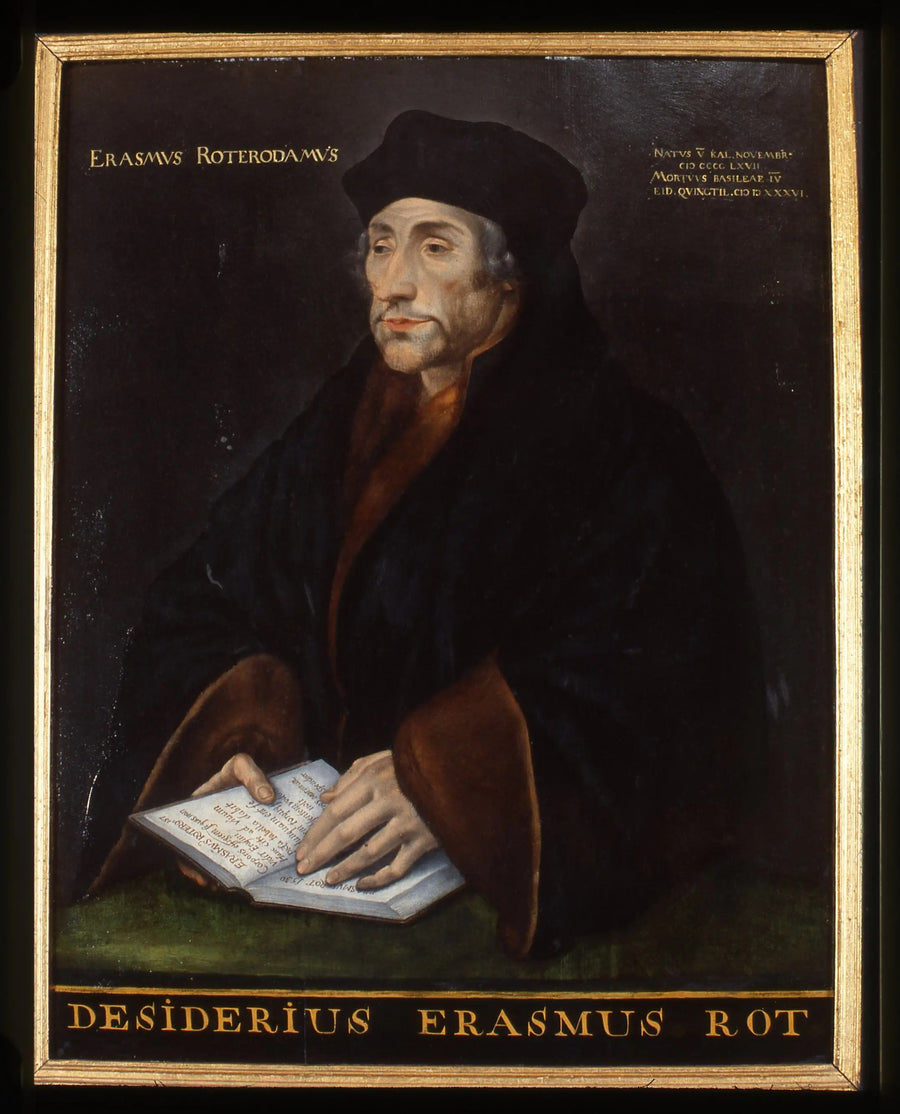 Portrait of Desiderius Erasmus, humanist - Hans Holbein der Jüngere