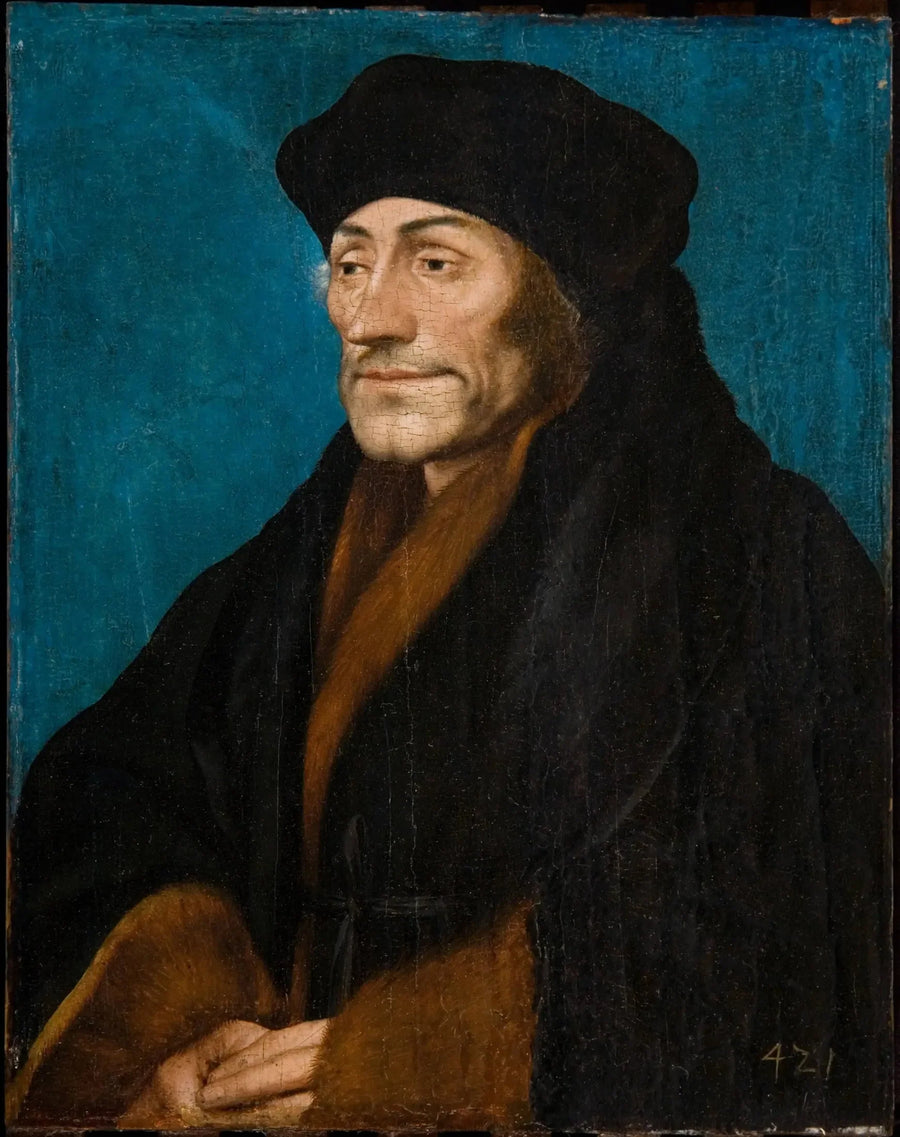 Portrait of Erasmus von Rotterdam - Hans Holbein der Jüngere
