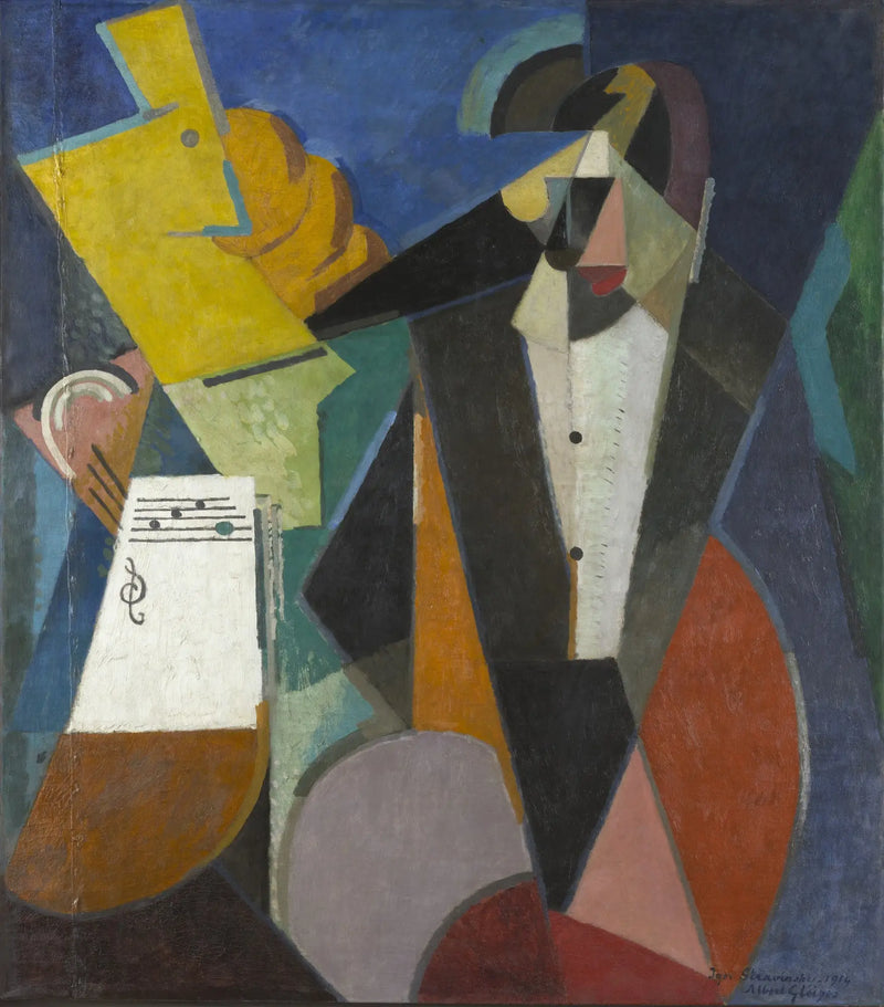 Portrait of Igor Stravinsky - Albert Gleizes
