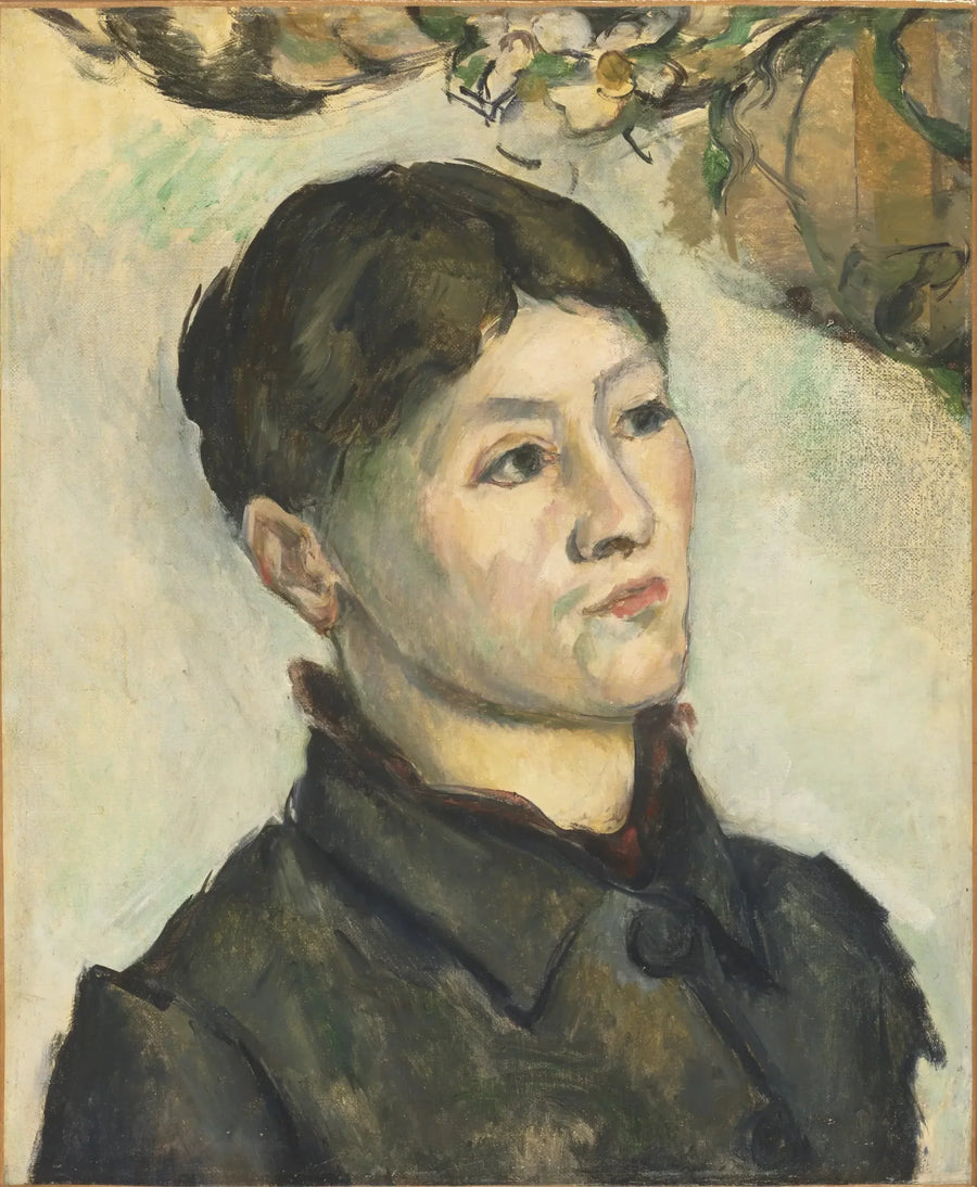 Porträt von Madame Cézanne - Paul Cézanne