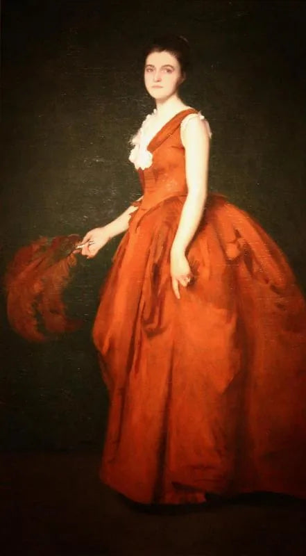 Porträt von Madame T - Edmund Charles Tarbell
