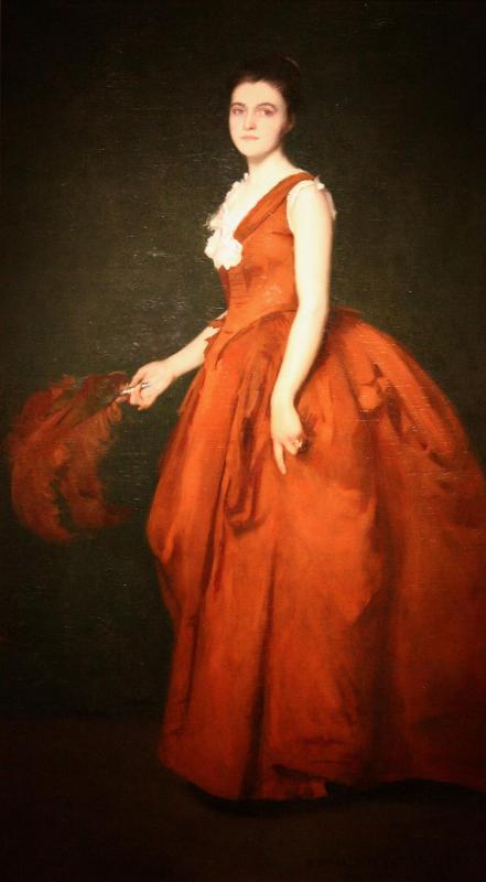 Porträt von Madame T - Edmund Charles Tarbell