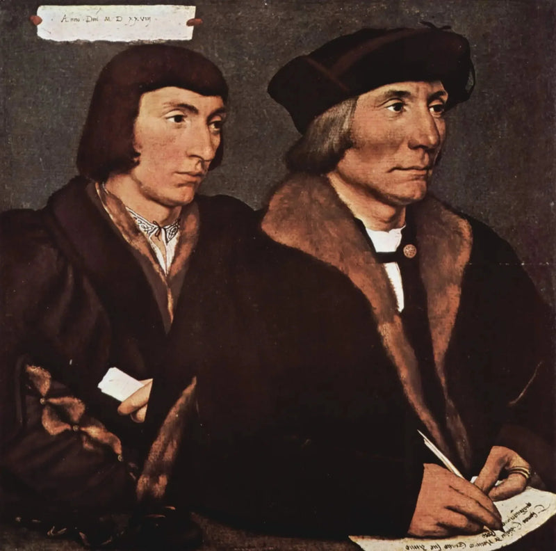 Portrait of Thomas Godsalve und sein Sohn John - Hans Holbein der Jüngere