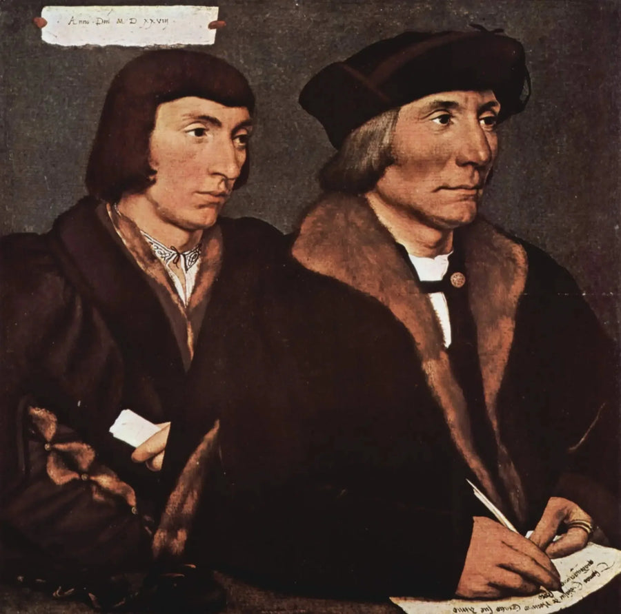 Portrait of Thomas Godsalve und sein Sohn John - Hans Holbein der Jüngere