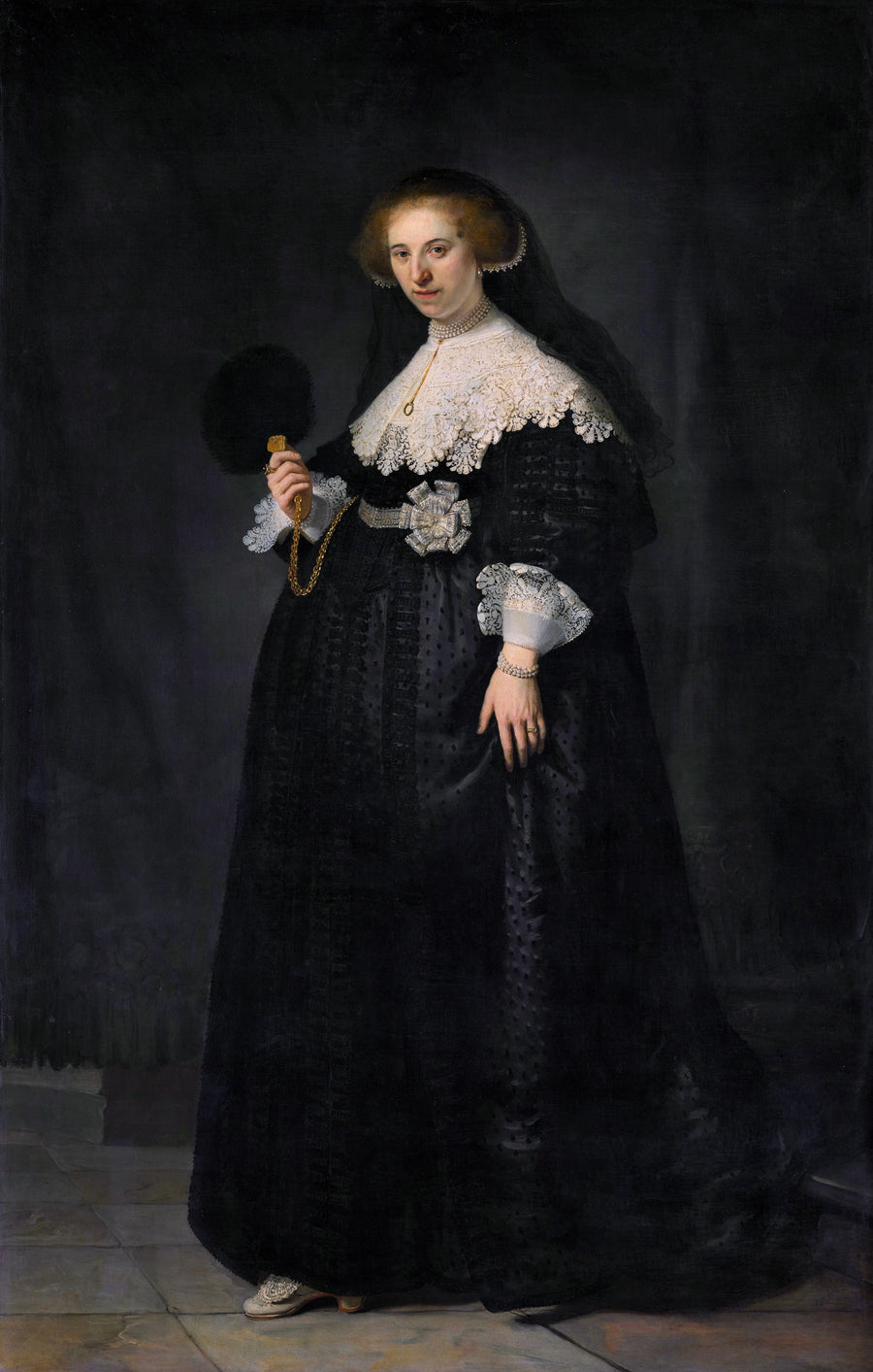 Porträt von Oopjen Coppit - Rembrandt