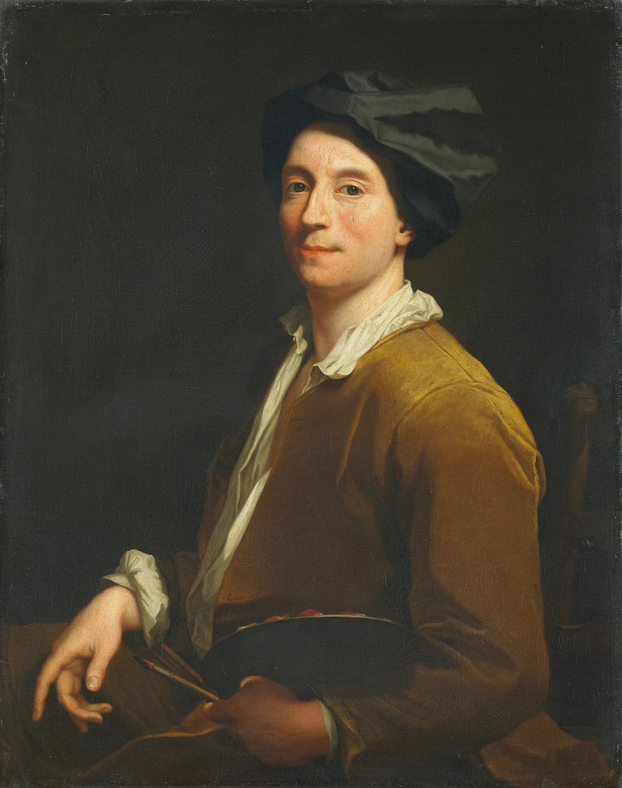 Portrait d'un peintre, probablement un autoportrait - Krzysztof Lubieniecki