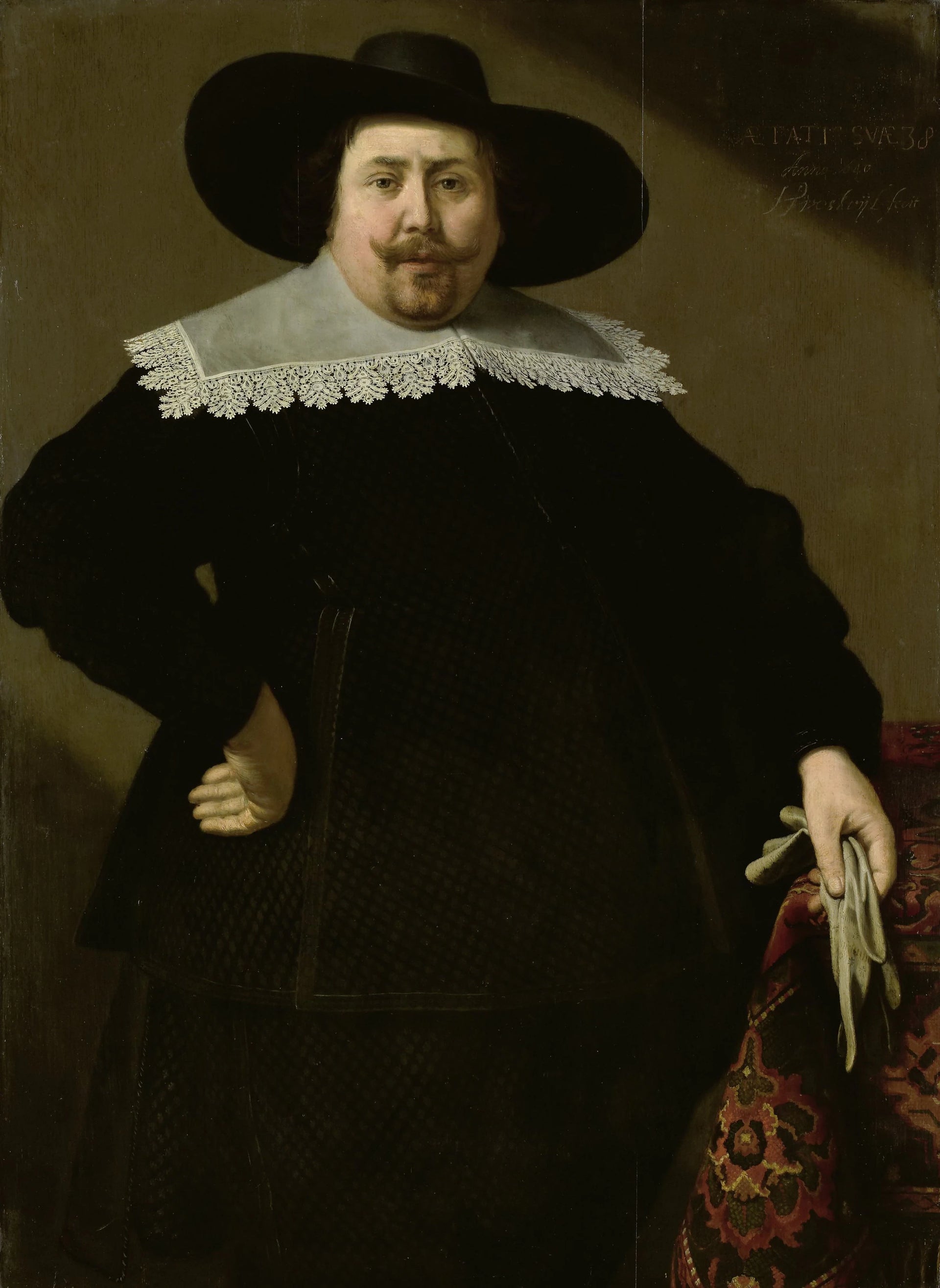Portrait de Philips Denijs (1604-66) - Huygh Pietersz Voskuyl