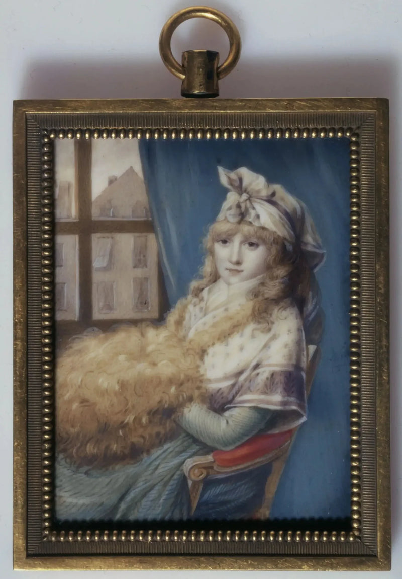 Portrait vermutete von Lucile Desmoulins - Louis-Léopold Boilly