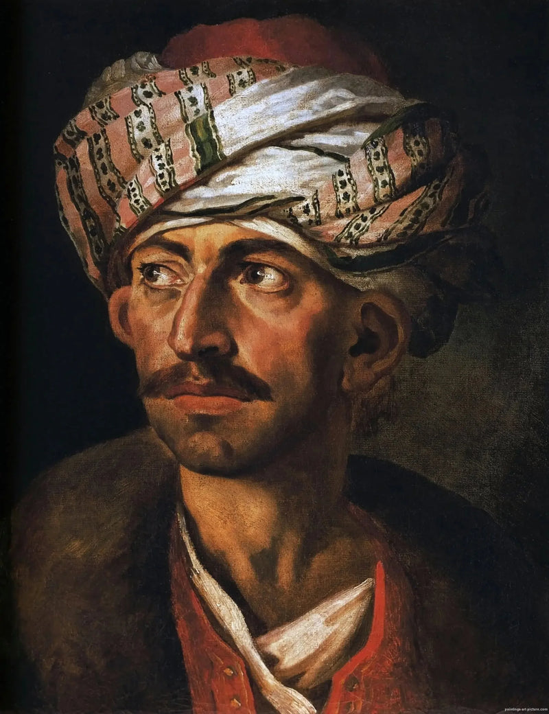 Vermutetes Porträt von Mustapha - Théodore Géricault