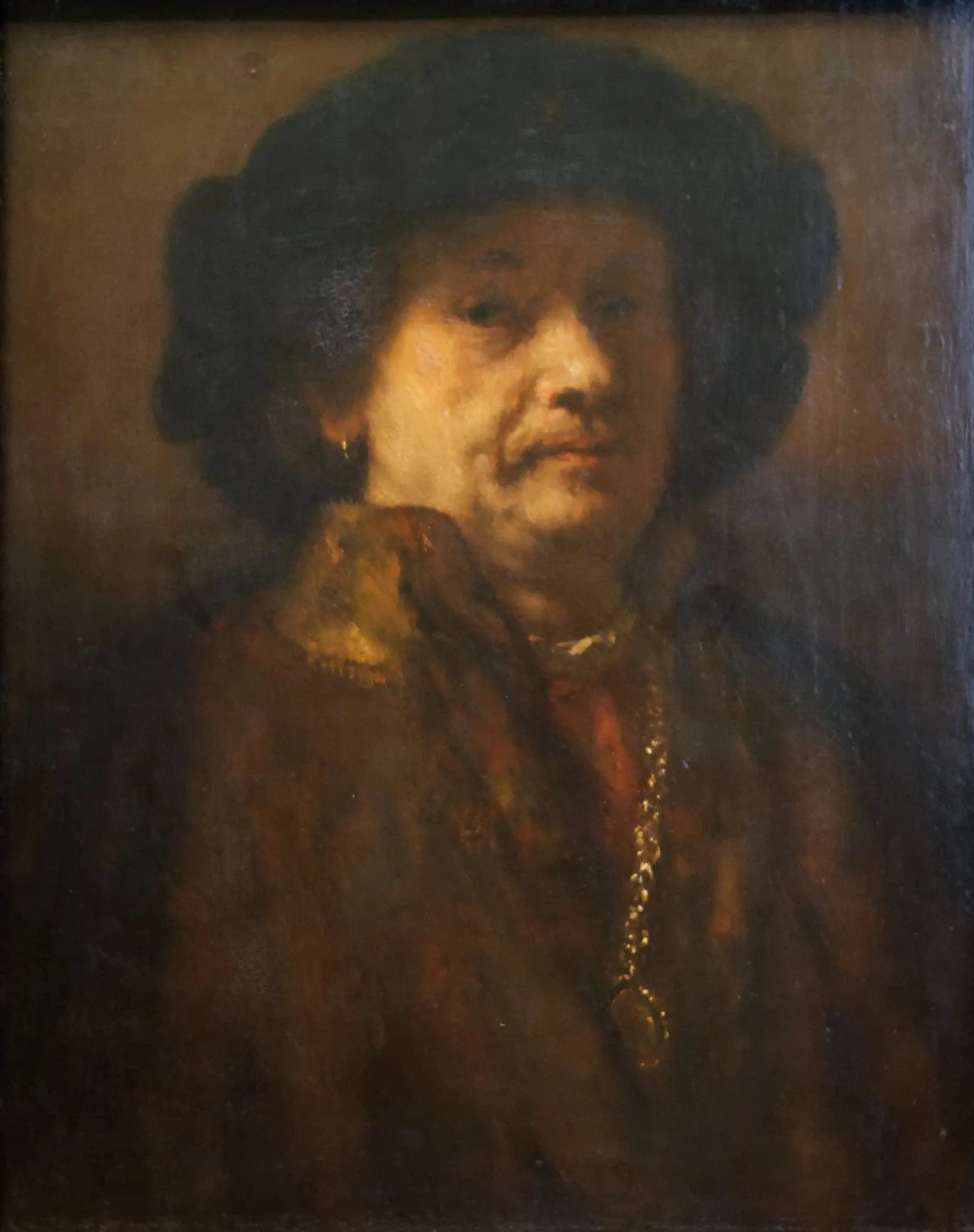 Portrait de Rembrandt — suiveur de Rembrandt, vers 1640–1649, Musée des beaux-arts du Canada
