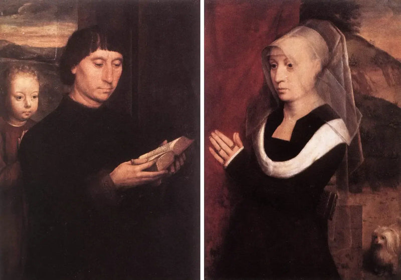 Porträts zweier Spender - Hans Memling