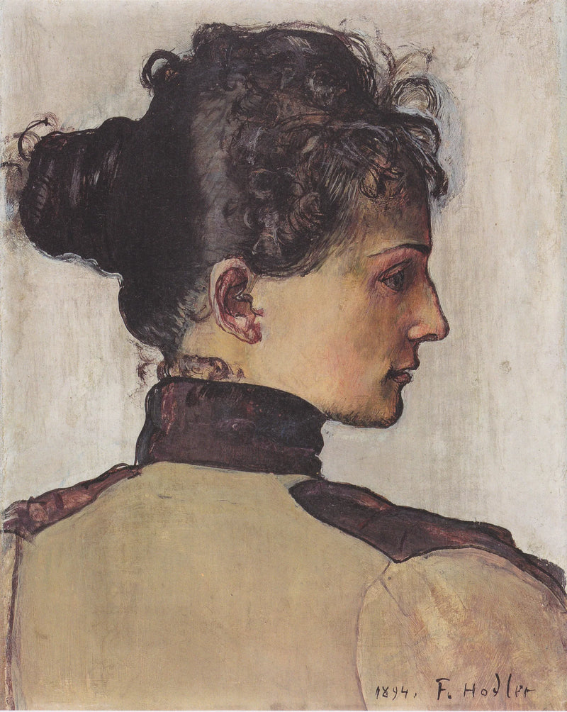 Porträt von Berthe Jacques - Ferdinand Hodler