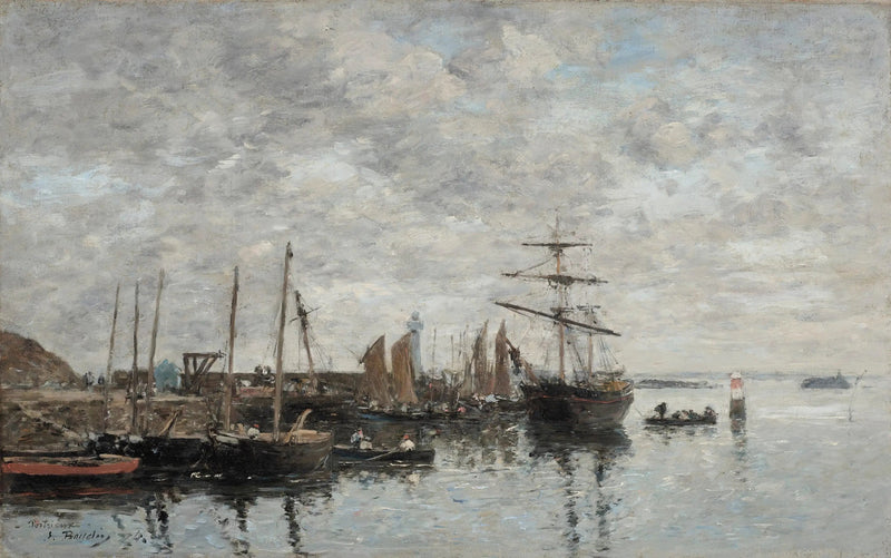 Portrieux, der Hafen - Eugène Boudin