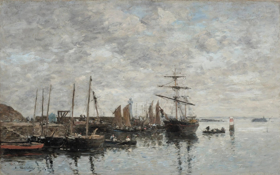 Portrieux, der Hafen - Eugène Boudin