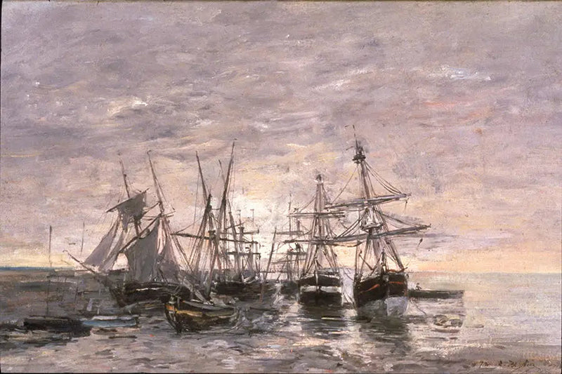 Portrieux - Niedrigwasser - Eugène Boudin