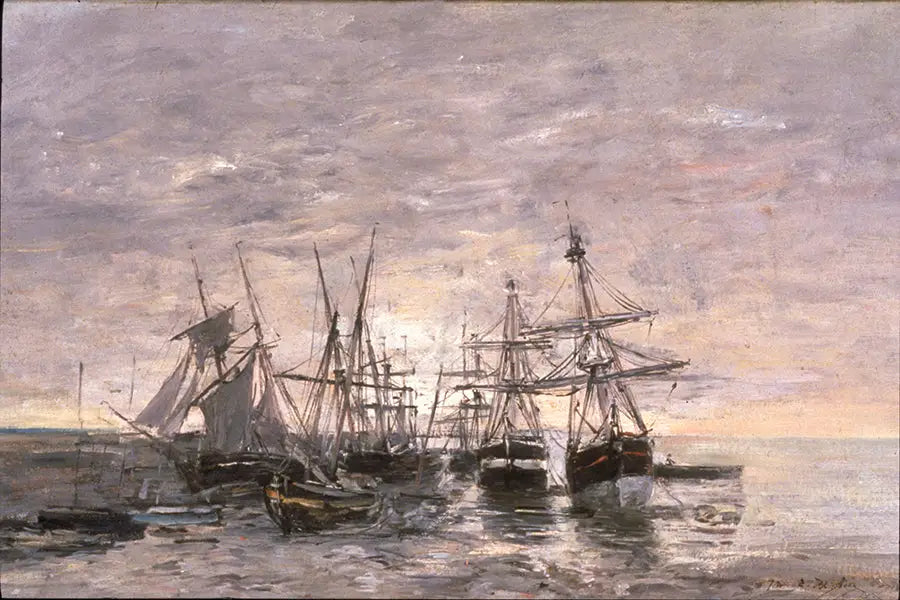 Portrieux - Niedrigwasser - Eugène Boudin