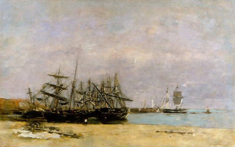 Portrieux - Gestrandete Schiffe - Eugène Boudin