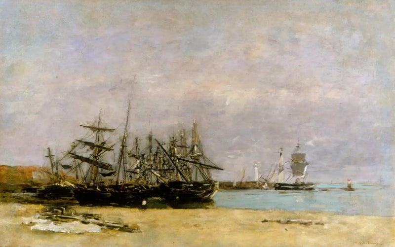 Portrieux - Gestrandete Schiffe - Eugène Boudin