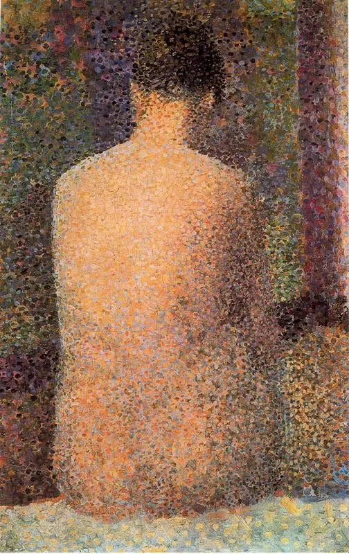 Rückenansicht - Georges Seurat