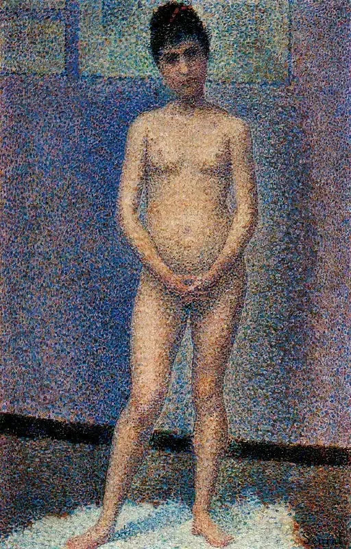Frontalansicht - Georges Seurat