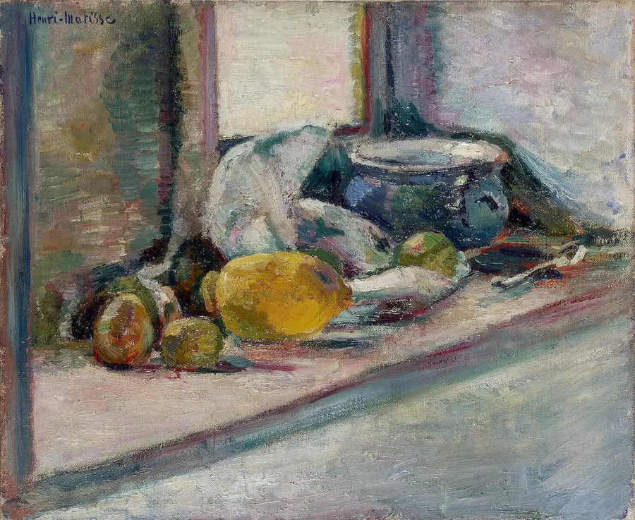 Blauer Topf und Zitrone - Henri Matisse