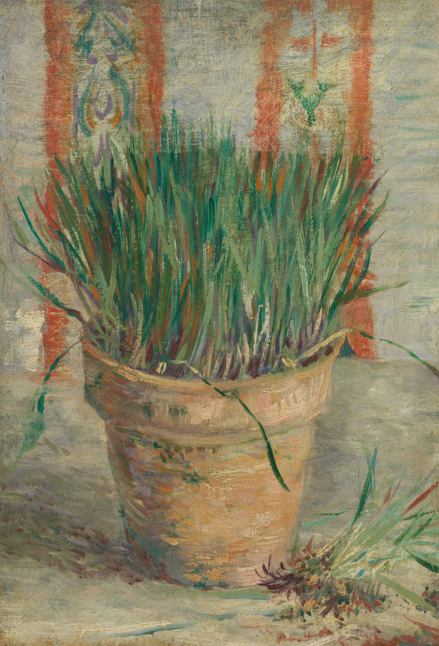 Blumentopf mit Schnittlauch und Knoblauch - Vincent van Gogh