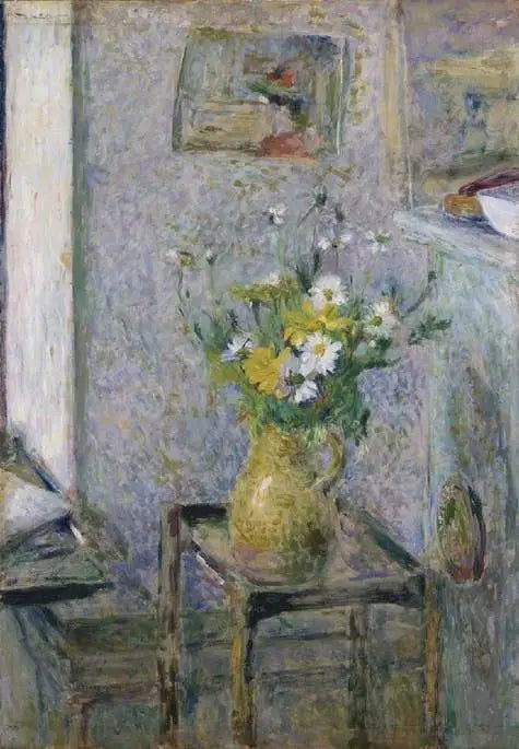 Pot de grès et fleurs - Édouard Vuillard image 1 reproduction artisanale de tableau