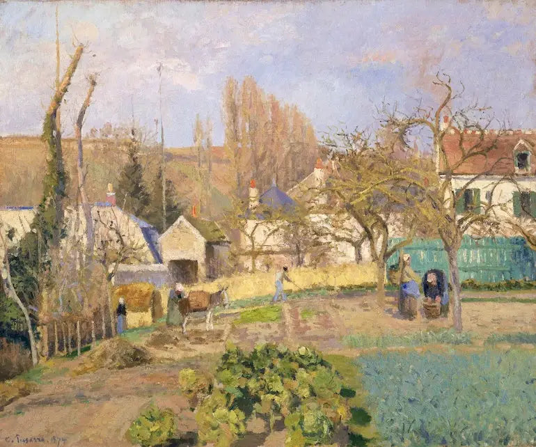 Gemüsegärten von L'Hermitage, Pontoise - Camille Pissarro