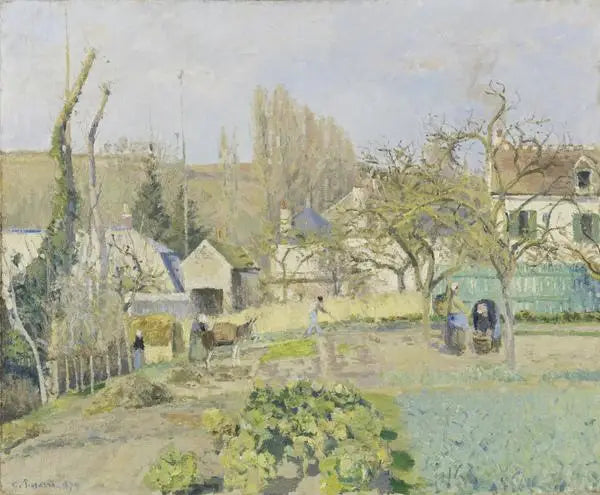 Gemüsegärten von L'Hermitage, Pontoise - Camille Pissarro