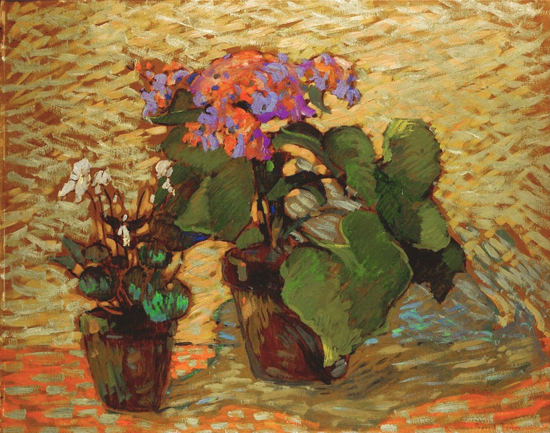 Geranienkübel - Robert Antoine Pinchon