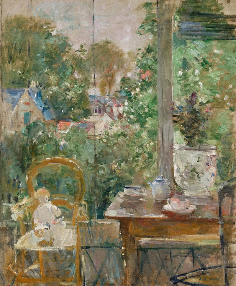 Puppe in der Veranda - Berthe Morisot