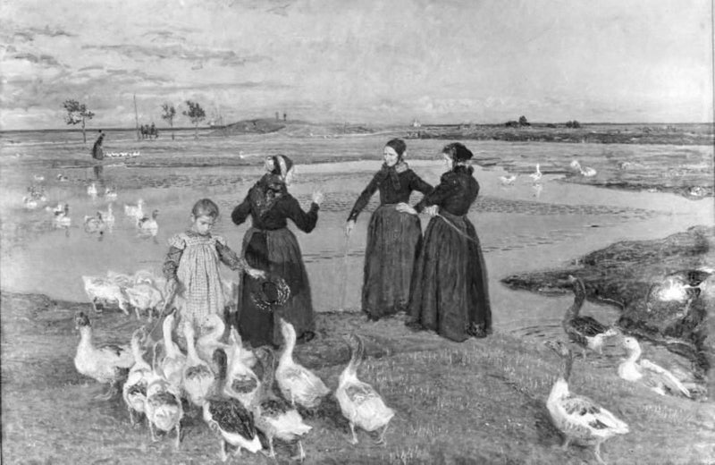 Den Rest werde ich nicht machen. Dragär. Koner, Lille Pige und Gäs ved Stranden – Viggo Johansen