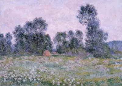 Wiese in Giverny - Claude Monet