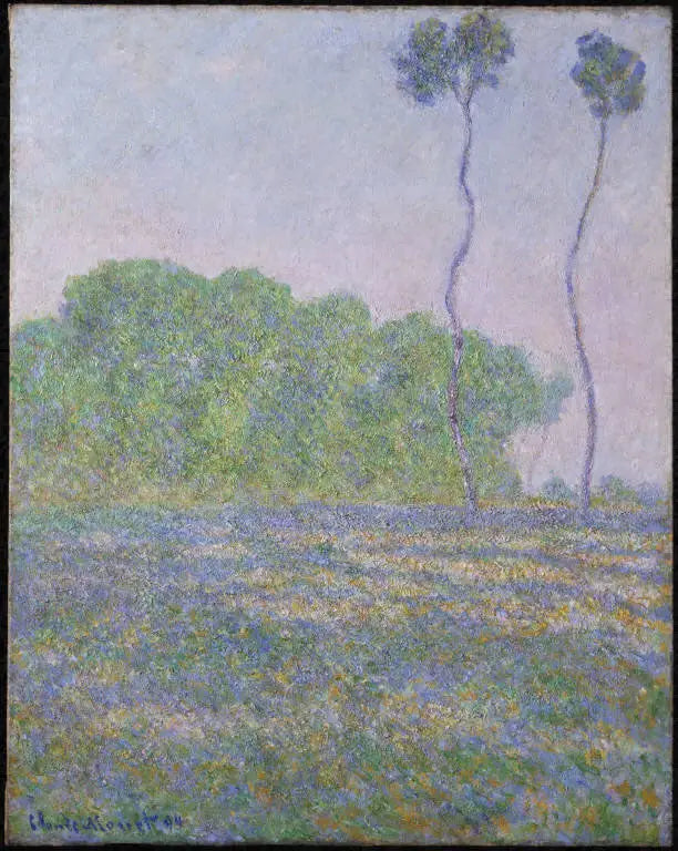 Wiese in Giverny - Claude Monet