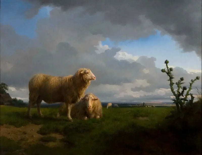 Prairie und Schafe - Rosa Bonheur