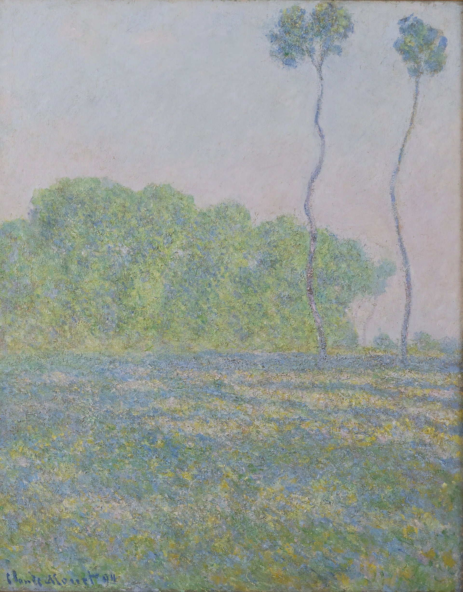 Prairie à Giverny de Claude Monet, 1894 – Princeton University Art Museum y1954-78, Wildenstein 1368