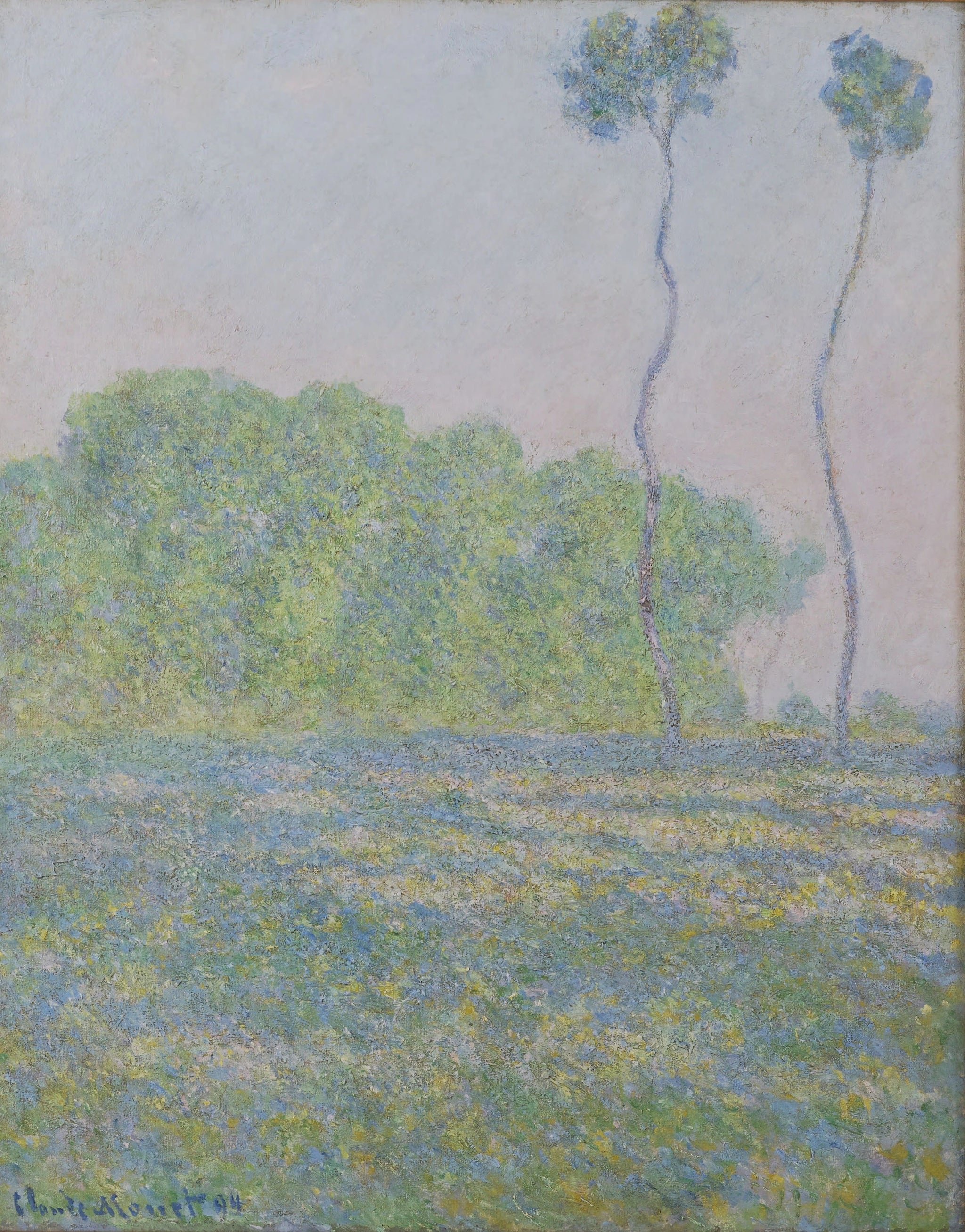 Prairie à Giverny de Claude Monet, 1894 – Princeton University Art Museum y1954-78, Wildenstein 1368