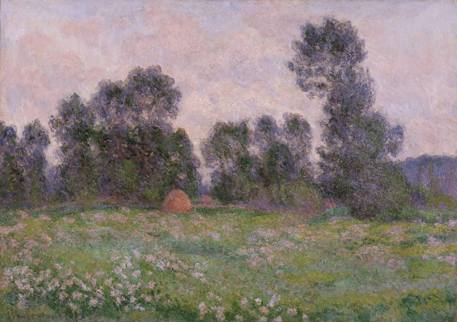 Wiese in Giverny - Claude Monet