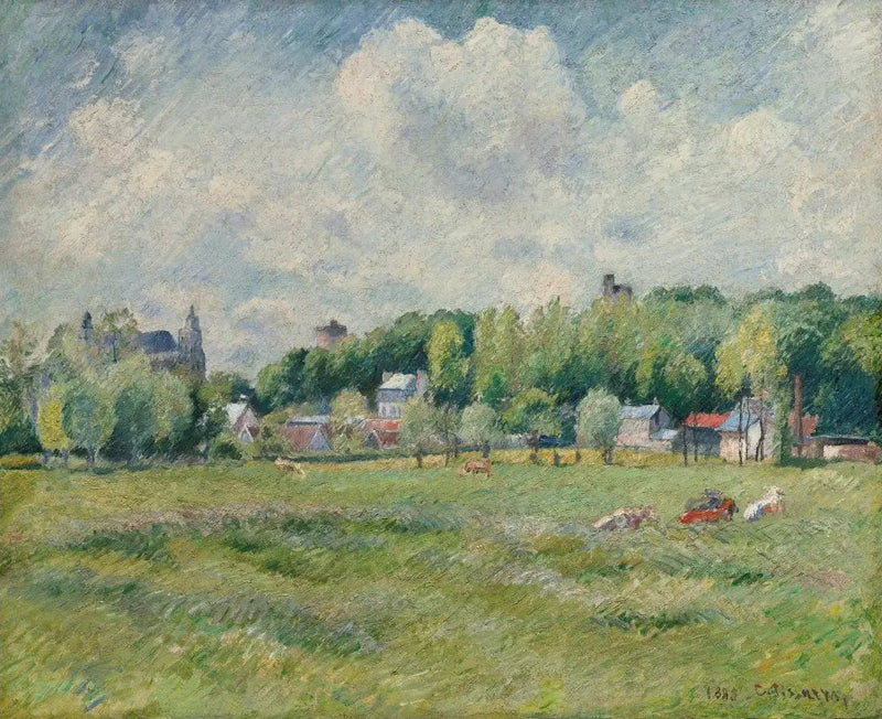 Wiesen bei Gisors - Camille Pissarro