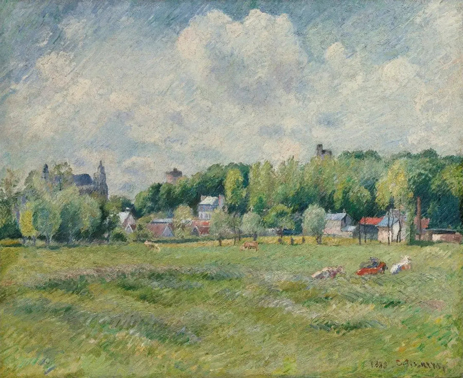 Wiesen bei Gisors - Camille Pissarro