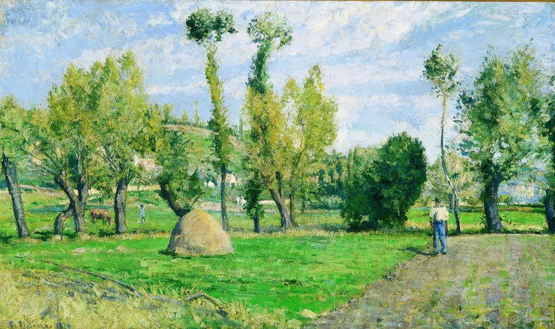 Prärien von Valhermeil bei Pontoise - Camille Pissarro