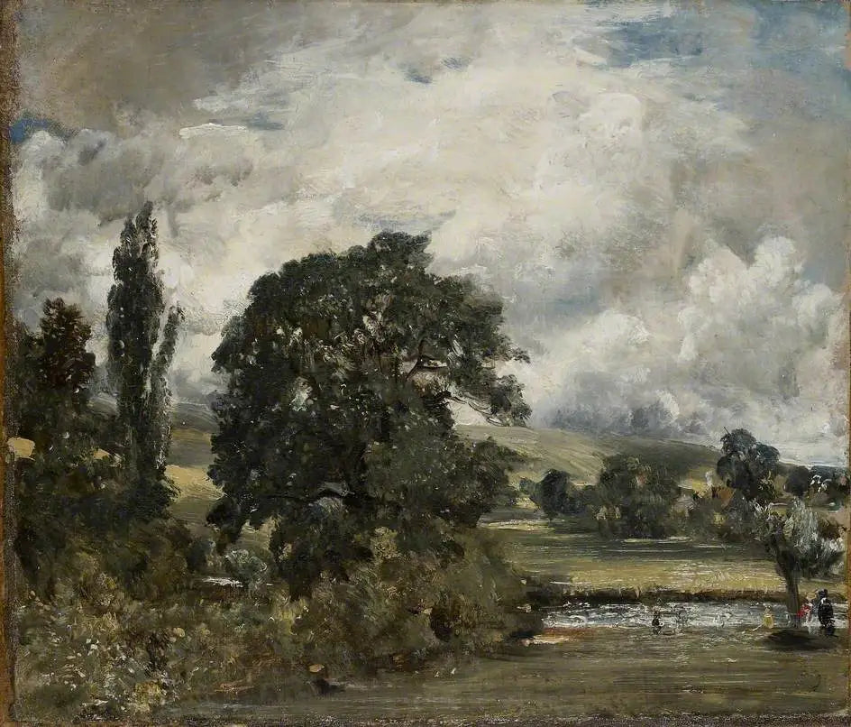 Prairies humides près de Salisbury - John Constable image 1 reproduction d’œuvre d’art à l’huile