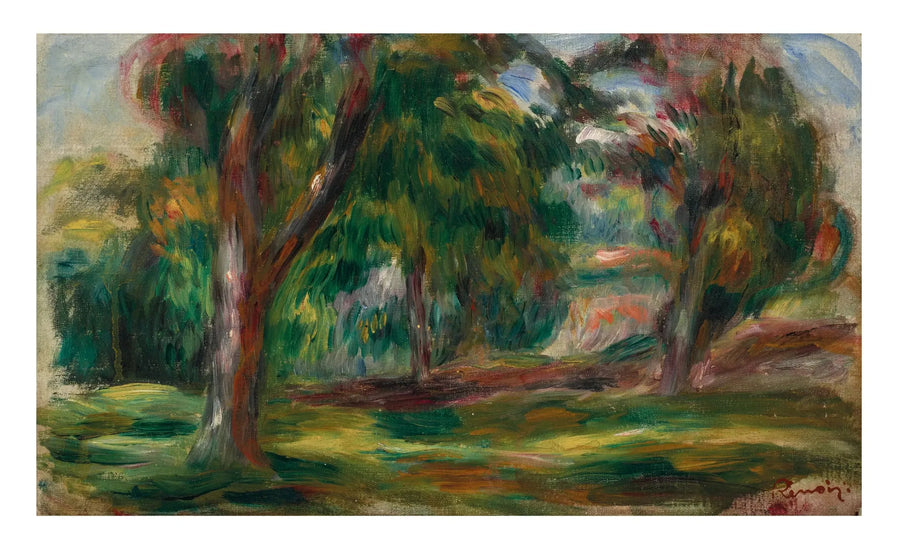 Wiese und Bäume - Pierre-Auguste Renoir