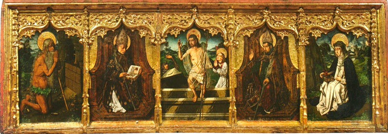 Predella des Altarretabels von Sainte Engratia - Bartolomé Bermejo